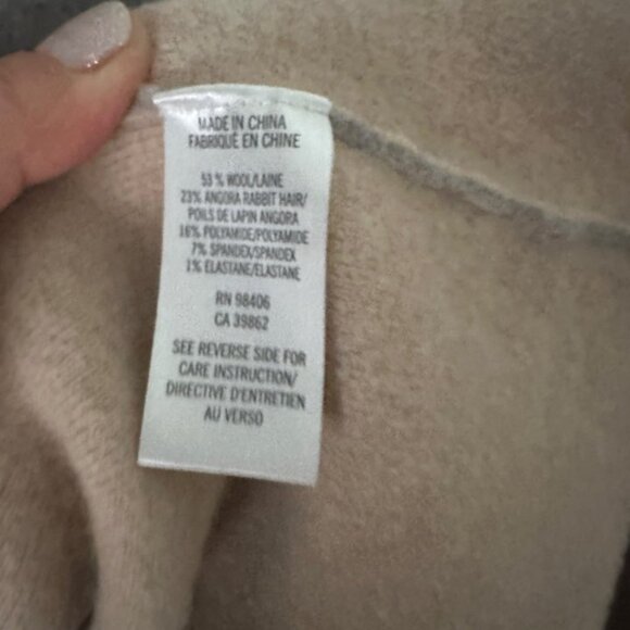 Theory Gray and Cream Pea Coat - Picture 4 of 8